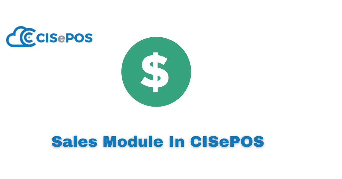 Sales Module In CISePOS